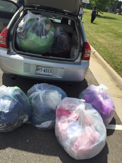 Telvista Employees Donate Over Six Bags of Clothing 
