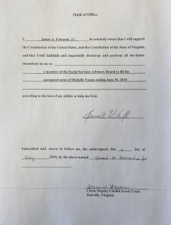 Oath of Office Signed 